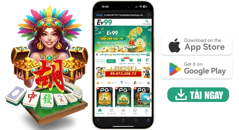Banner khuyến mãi ev99 web với bảo mật